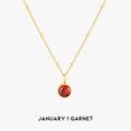 Aurora Birthstone Necklace - A Enchanting Connection