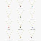 Aurora Birthstone Necklace - A Enchanting Connection