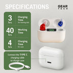 AuroraOne In-Ear Rechargeable Hearing Aids With Clear Sound