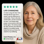 AuroraOne In-Ear Rechargeable Hearing Aids With Clear Sound