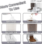 Automatic Cat Feeder and Water Dispenser Set