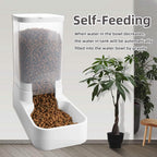 Automatic Cat Feeder and Water Dispenser Set