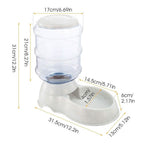 Automatic Pet Feeder Self-Dispensing Gravity Pets Food Dispenser
