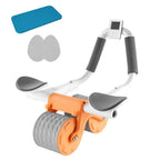 Automatic Rebound Abdominal Wheel Roller for Core Strength with Timer Kneel Pad