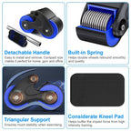 Automatic Rebound Anti-Slip AB Roller Wheel with Knee Pad Holder