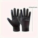 Autumn and Winter Outdoor Plus Velvet Cold Safeguard Glove