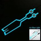 Motorcycle Helmet Light LED DIY Helmet LED Light Motorbike Reflective Strips