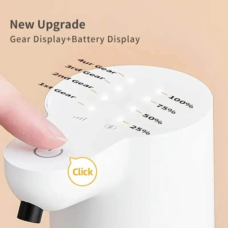 Automatic Foam Soap Dispenser – Touchless, USB Rechargeable, Adjustable Volume