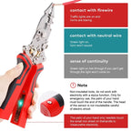 16 in 1 Wire Stripper Twister for Cutting and Pulling Wires,Cable Scissors,Voltage Tester Pliers
