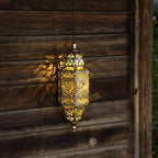 Baroque Style Solar Garden Lantern – Vintage Outdoor Light for Patio, Yard and Pathway Decor