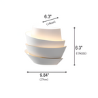 Modern Scandinavian wall lamp with double spotlight