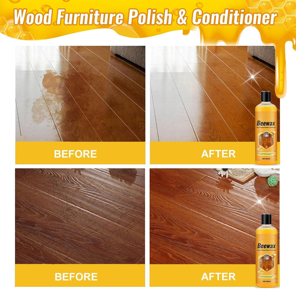 Natural Beeswax Wood Polish and Conditioner for Daily Furniture Maintenance