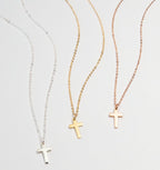 Tiny Cross Necklace