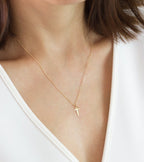 Tiny Cross Necklace