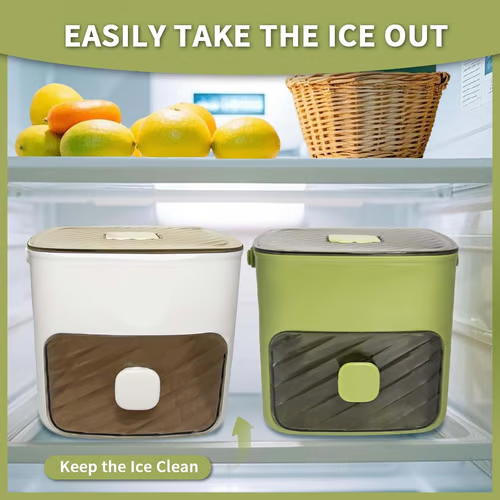 Portable Ice Maker with Lid and Storage Box (48 cubes) (2026 HOT SALE 50K+ SOLD!)