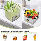 Portable Ice Maker with Lid and Storage Box (48 cubes) (2026 HOT SALE 50K+ SOLD!)