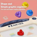 Magnetic 3-in-1 Drawing Board Toy, Draw, Write, Erase & Repeat