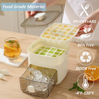 Portable Ice Maker with Lid and Storage Box (48 cubes) (2026 HOT SALE 50K+ SOLD!)