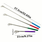 Retractable Back Itching Device – Stainless Steel Claw Massager for Relaxing the Back