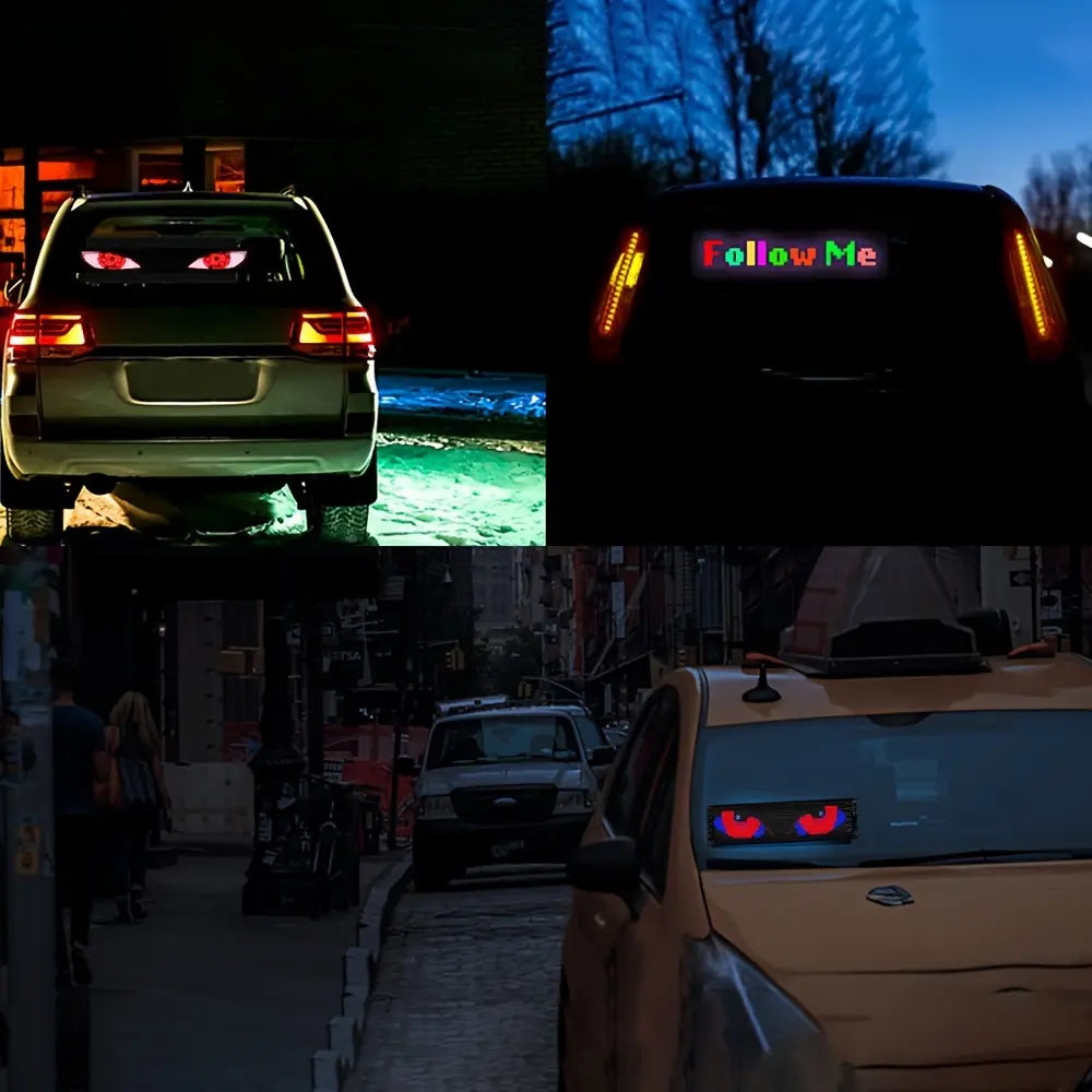 Flexible LED Animated Screen APP Control DIY Custom Light Panel Car Holiday Decor