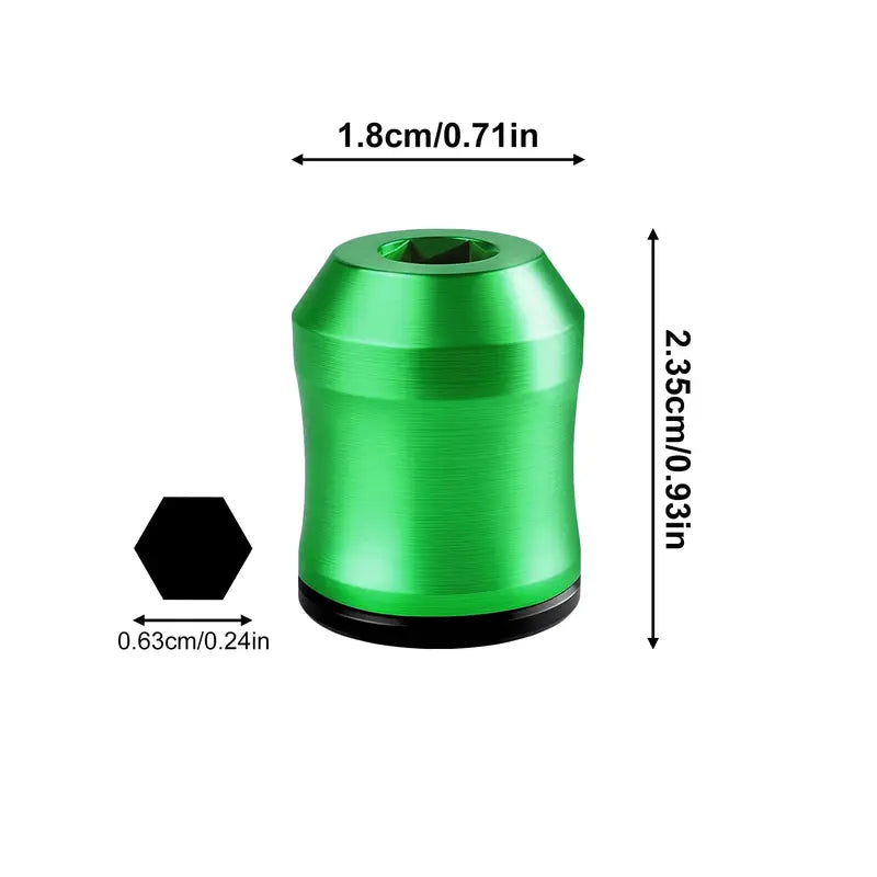 Universal Magnetic Screwdriver Bit Ring, Strong Grip for Drills & Power Tools