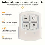 5pcs Smart Wireless LED Under-Cabinet Lights – Remote Control