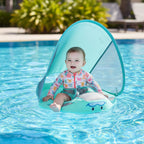 Baby Pool Float Safety Harness Sunshade Infant Swim Aid