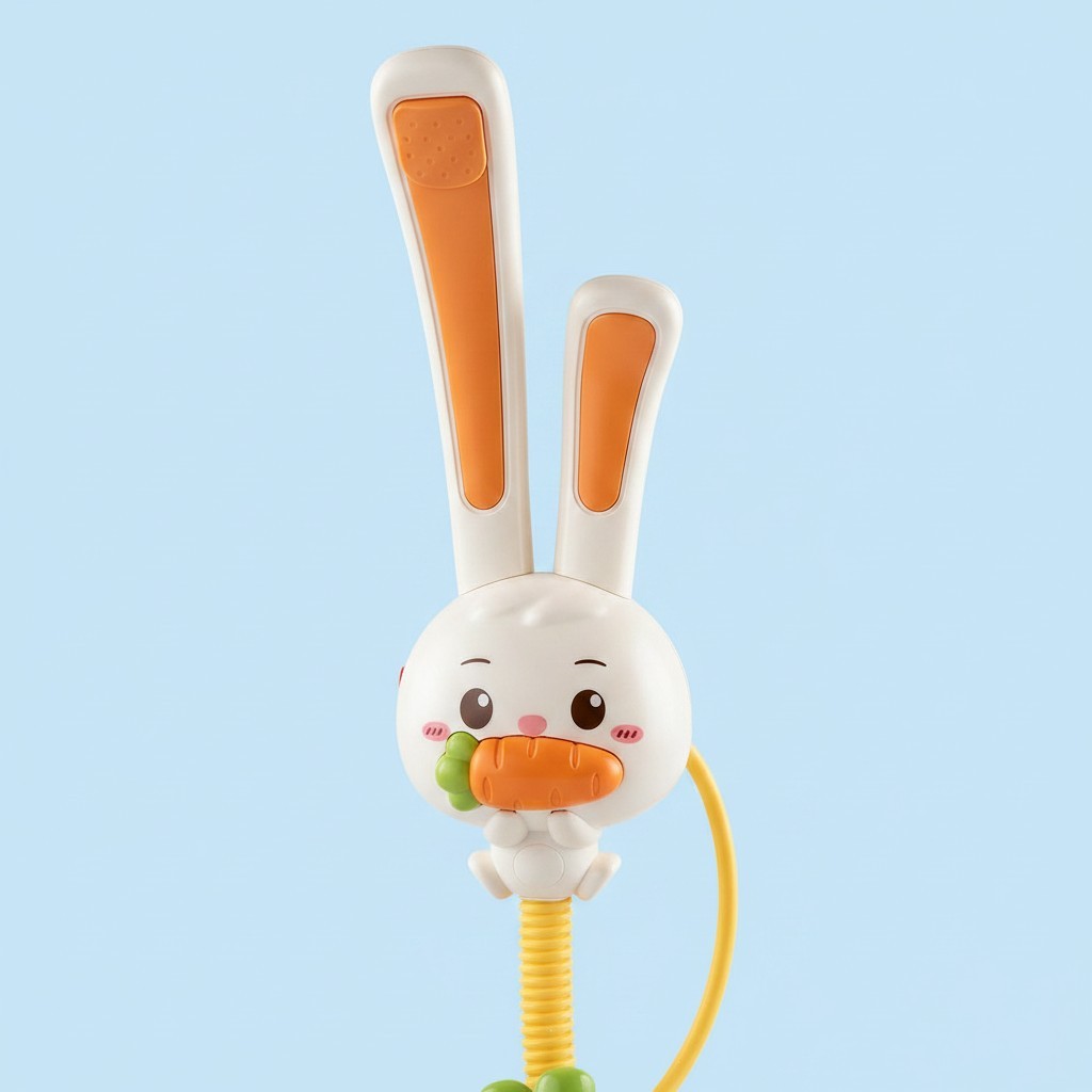 Electric Baby Bath Shower – Bunny with Carrot Spout