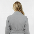 Knee-Length Waffle Robe for Women
