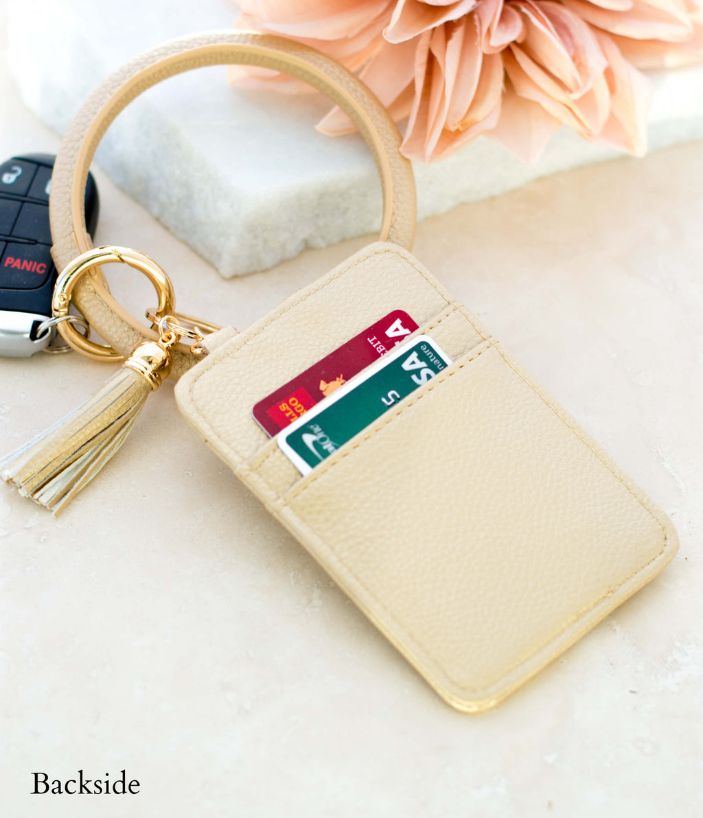 Key Ring Wallet Bracelet