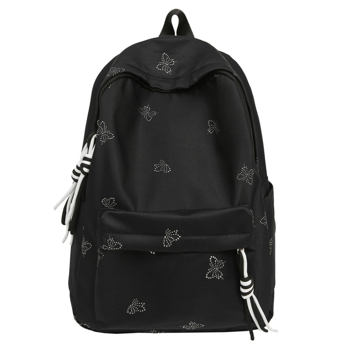 Backpack with Glittering Embellishments
