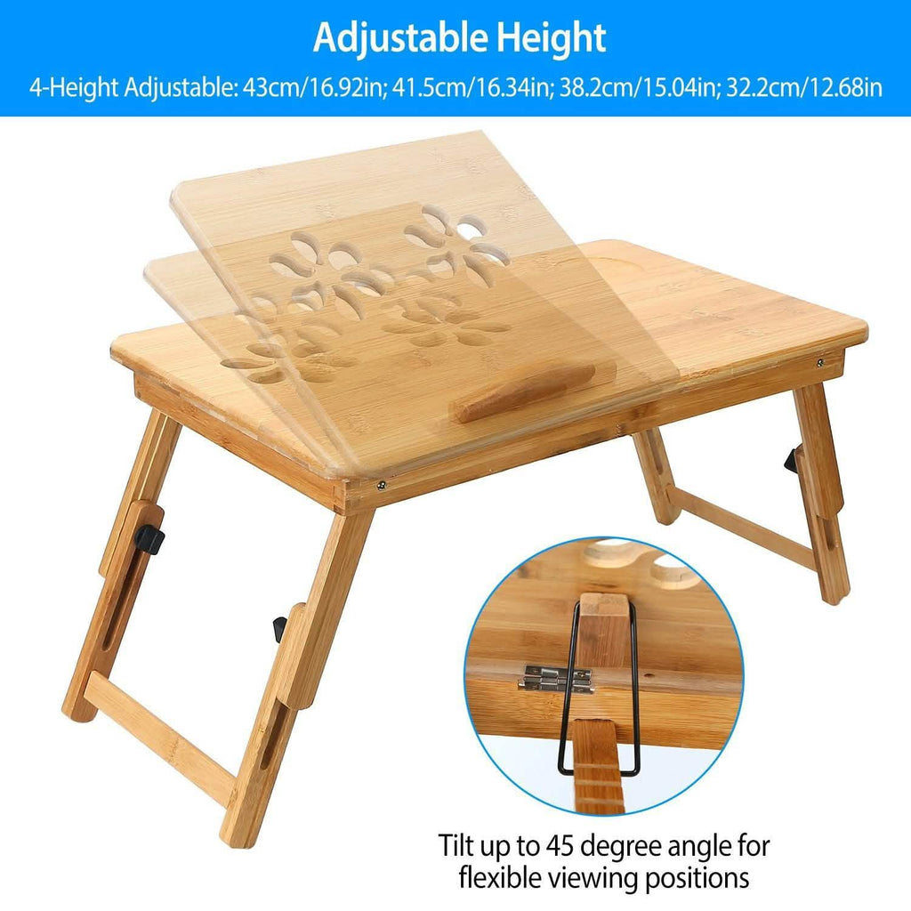 Bamboo Breakfast Serving Laptop Desk