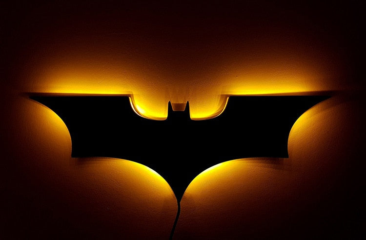 Batman LED Wall Lamp with Remote Color Control