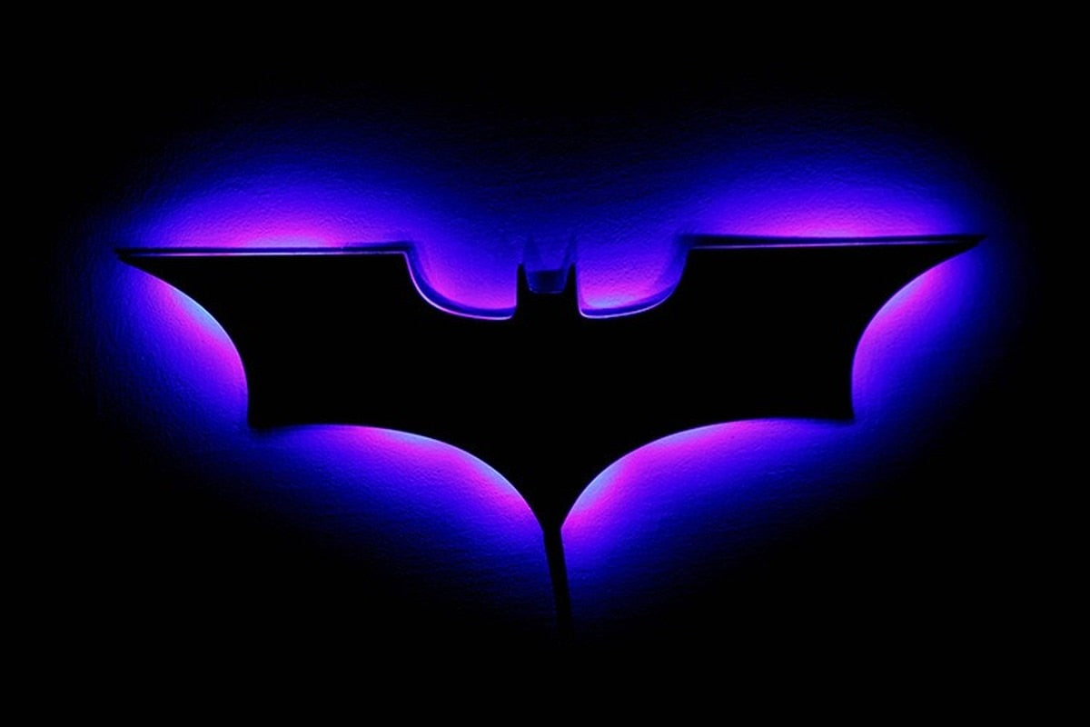 Batman LED Wall Lamp with Remote Color Control
