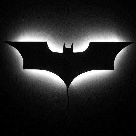 Batman LED Wall Lamp with Remote Color Control