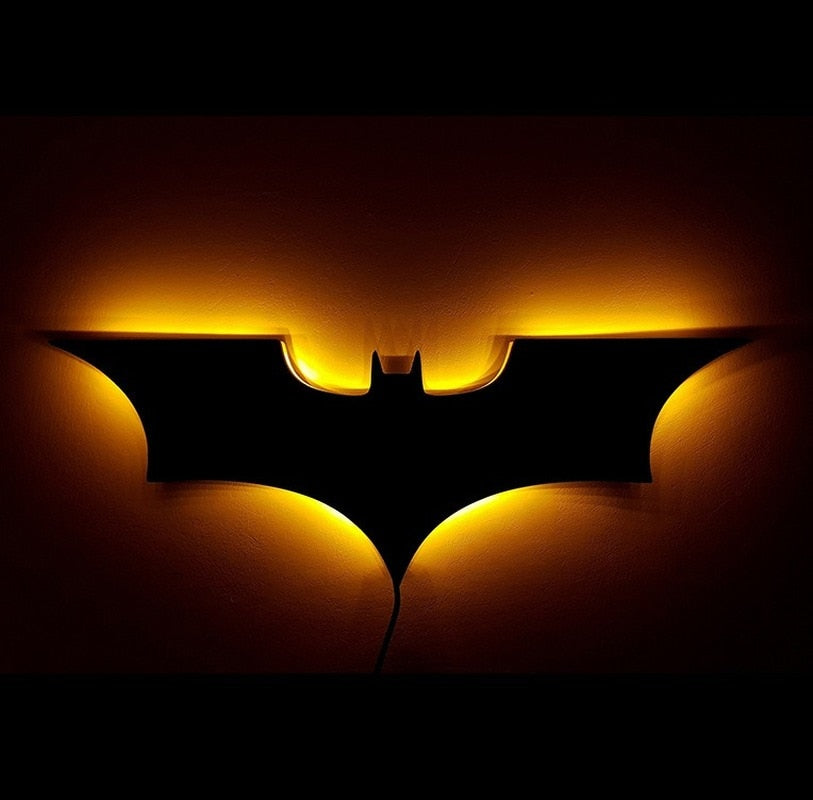 Batman LED Wall Lamp with Remote Color Control