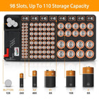 Battery Organizer Storage Case