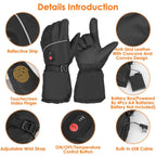 Battery Powered USB Touchscreen Thermal Gloves