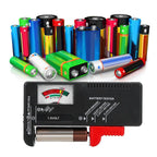 Battery Tester Checker Universal For AA AAA C D 9V 1.5V Button Cell Battery