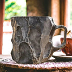 Textured Insulated Microwave-Safe Coffee Mug