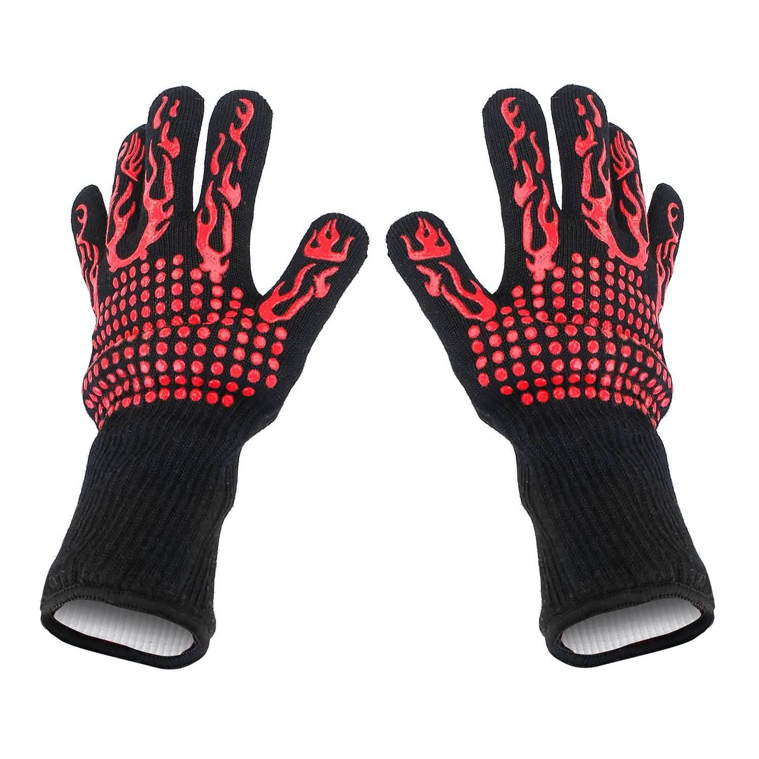 BBQ Gloves 1472¬∞F Heat Resistant Grill Gloves Anti-slip