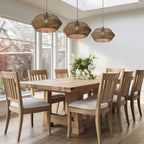 Handwoven Paper Rope Pendant Light Shade | Modern Natural Design