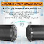 4D Surround Stereo Speakers – Wireless & USB, High-Fidelity Subwoofer, Party & Home Theater, Plug-and-Play