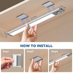 Under Cabinet Lights,Motion Sensor Night Light Indoor,1500mAh USB Rechargeable Light,Magnetic Installation Dimmable Lights