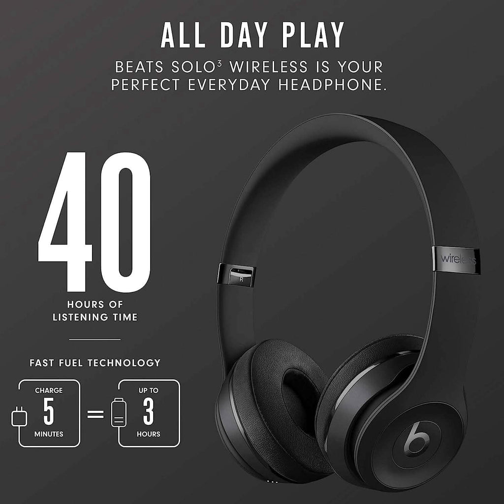 Beats Solo3 Wireless On-Ear Headphones  (Refurbished)