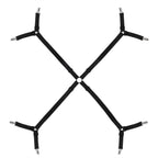 Bed Sheet Fasteners Adjustable Crisscross Elastic Sheet Suspenders
