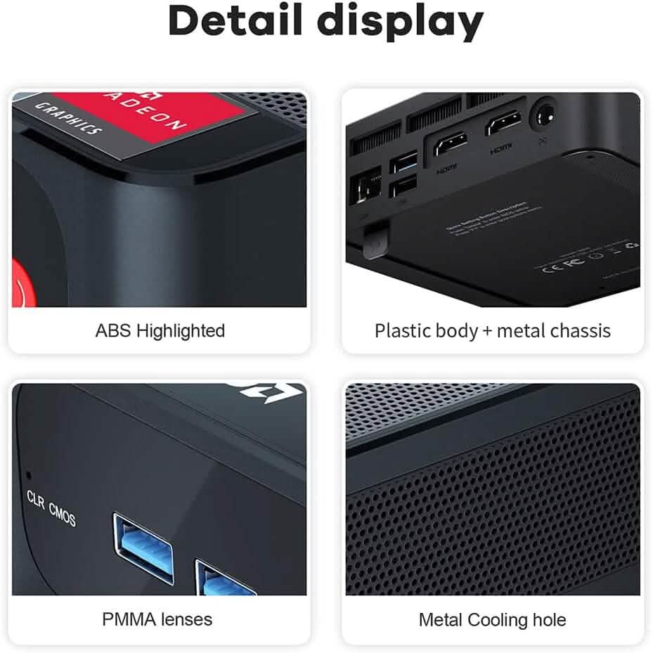 Beelink SER5 Versatile Mini PC, AMD Ryzen 5 5560U(up to 4.0GHz) 6C/12T  (Refurbished)