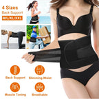 Belt Lower Back Brace Pain Relief Waist Wrap Band