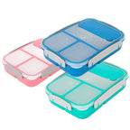 Bento Box Portable Lunch Box Picnic Food Storage with 3 Compartments