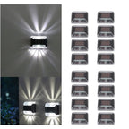 16 Pack Solar Up and Down Wall Light